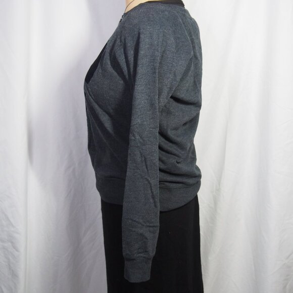 Victoria's Secret LONDON Fashion Show 2014 Crew Neck Sweatshirt Dk Gray Size S - Picture 3 of 13